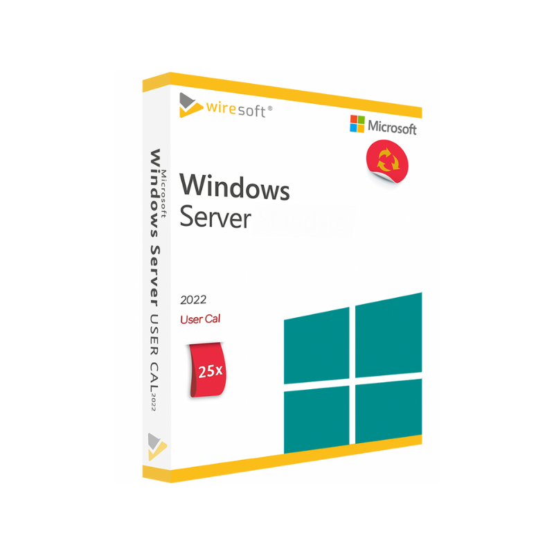 Windows Server 2022 Remote Desktop Services - 1 User CAL - Commercial