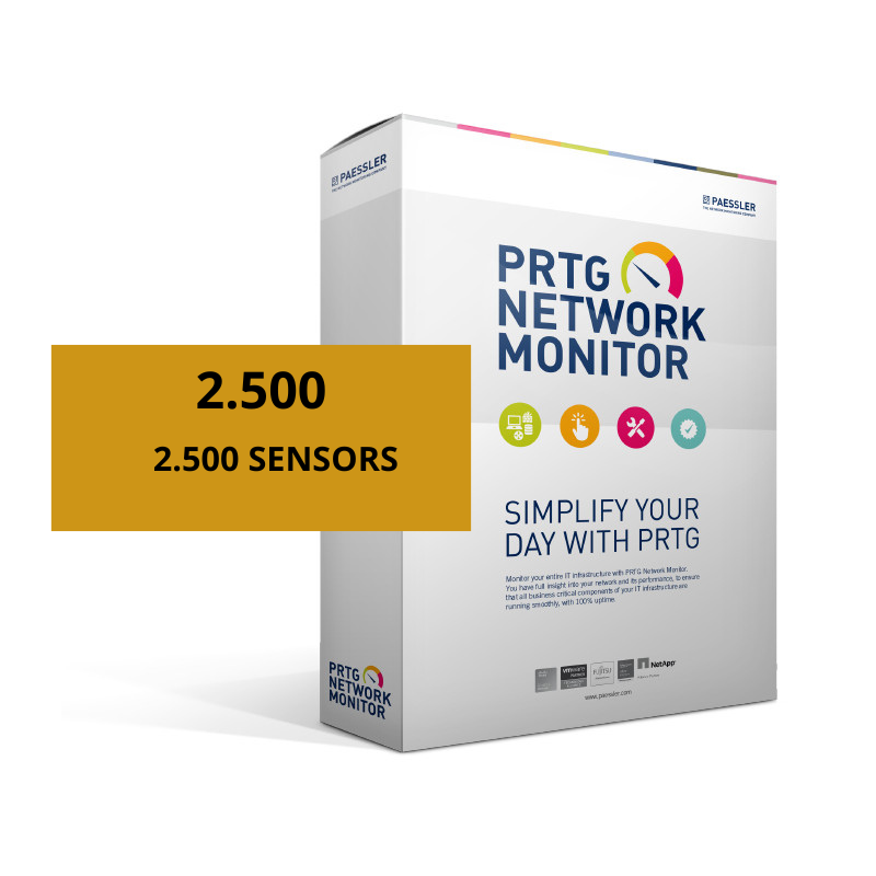 Abonnement  Logiciel de supervision PRTG 1000 Sondes 05 ans de support (copie)
