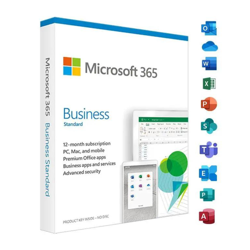 [CFQ7TTC0LDPB0001P1YA] Abonnement logiciel Microsoft 365 Edition Business Standard 12 Mois